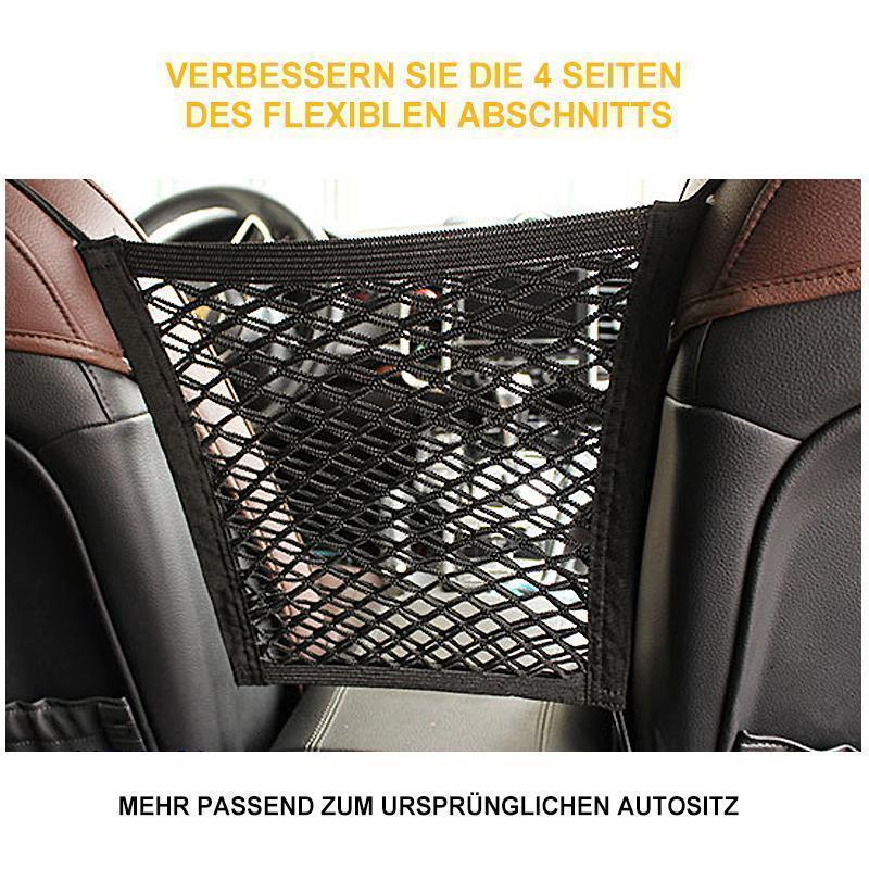 Ruesious Universal Autositz-Aufbewahrung, Netz/Organizer - Netz-Lagennetz  Haken 